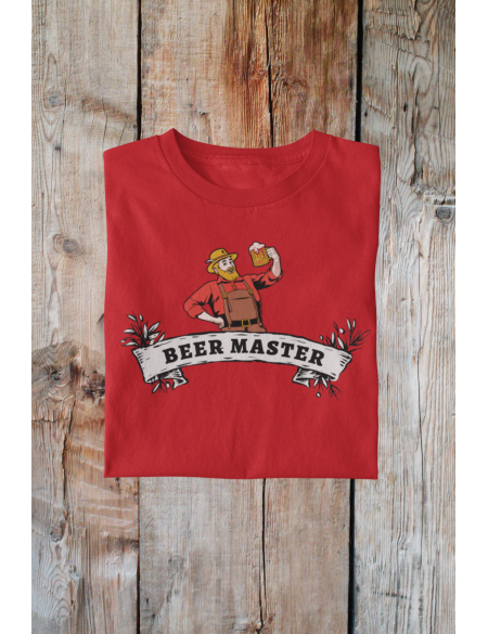 Beer master - Dámské tričko - Červená M