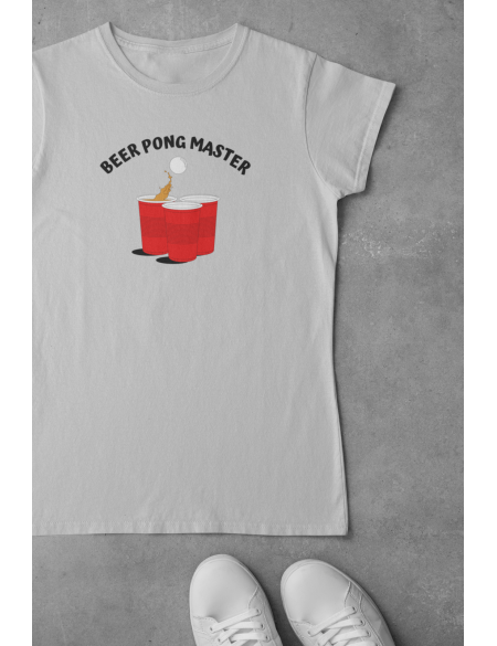 Beer pong - Dámské tričko - Ash XL