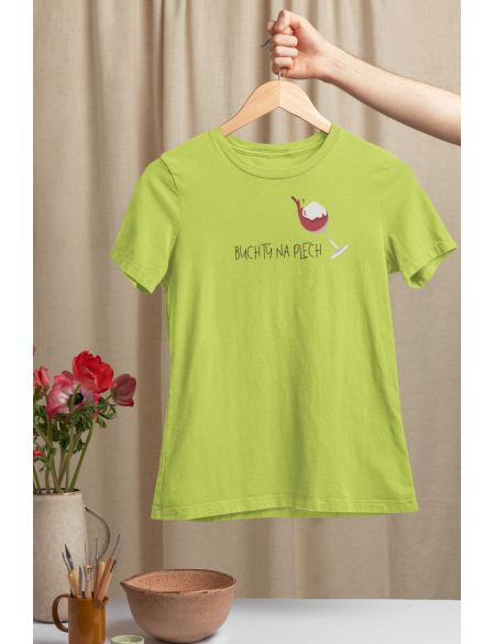 Buchty na plech - Dámské tričko - Apple green L