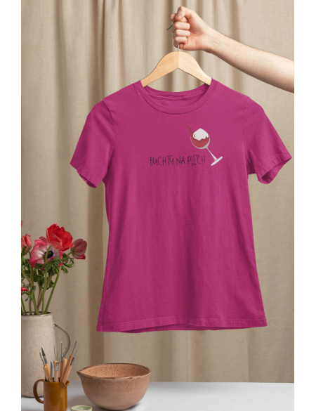 Buchty na plech - Dámské tričko - Fuchsia XL