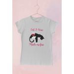 Cat and wine - Dámské tričko - Ash XXL