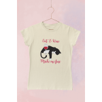 Cat and wine - Dámské tričko - Natural M