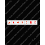 Alkohol tabulka - Tričko pánské - černá S