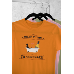Co je v lihu - Dámské tričko - Oranžová XL