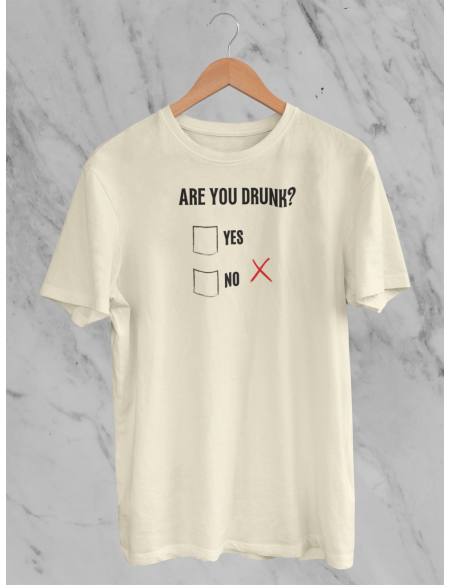 Are you drunk - Tričko pánské - natural XXL