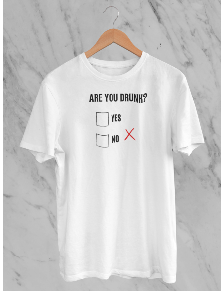 Are you drunk - Tričko pánské - bílá XL