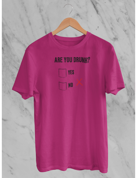 Are you drunk - Tričko pánské - fuchsia XL
