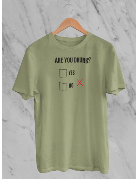 Are you drunk - Tričko pánské - khaki XXL