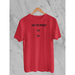 Are you drunk - Tričko pánské - červená XL