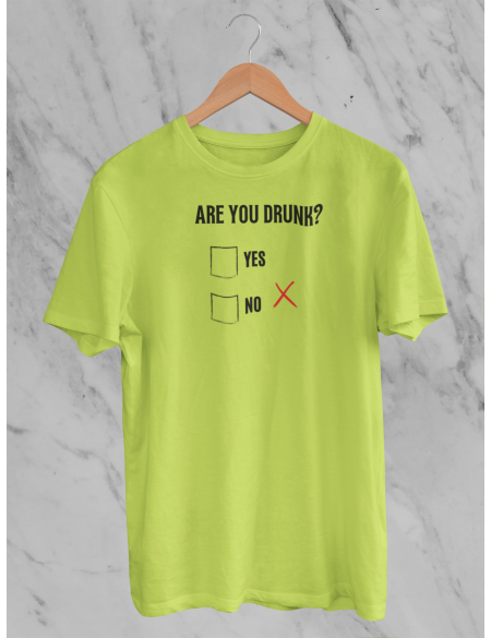 Are you drunk - Tričko pánské - apple green XL