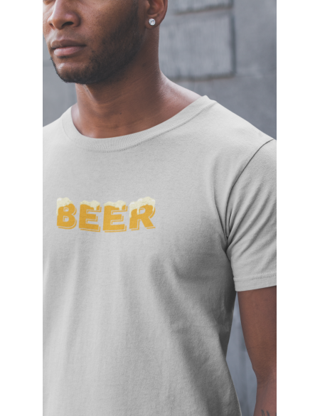 Beer - Tričko pánské - ash S