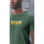 Beer - Tričko pánské - tmavě zelená XL