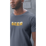 Beer - Tričko pánské - denim XXL