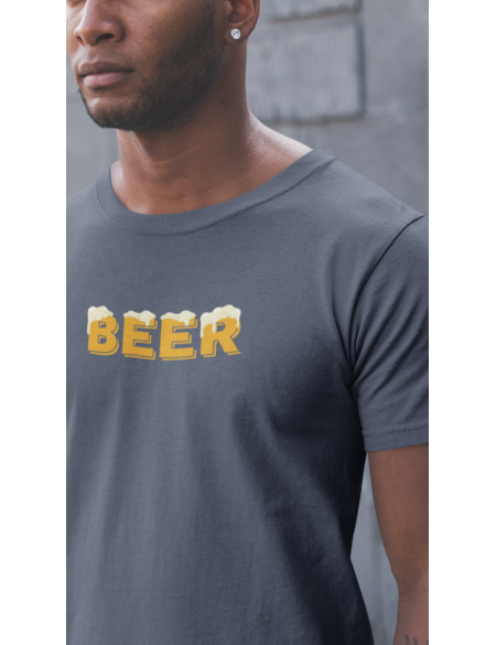 Beer - Tričko pánské - denim XXL