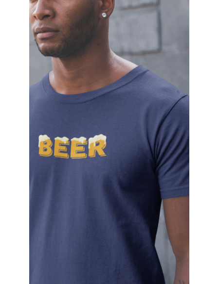 Beer - Tričko pánské - tmavě modrá M