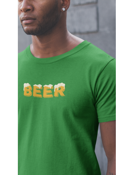 Beer - Tričko pánské - zelená XXL