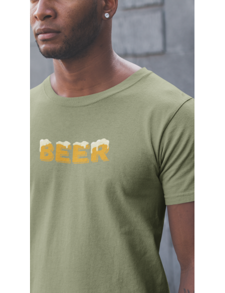 Beer - Tričko pánské - khaki XL