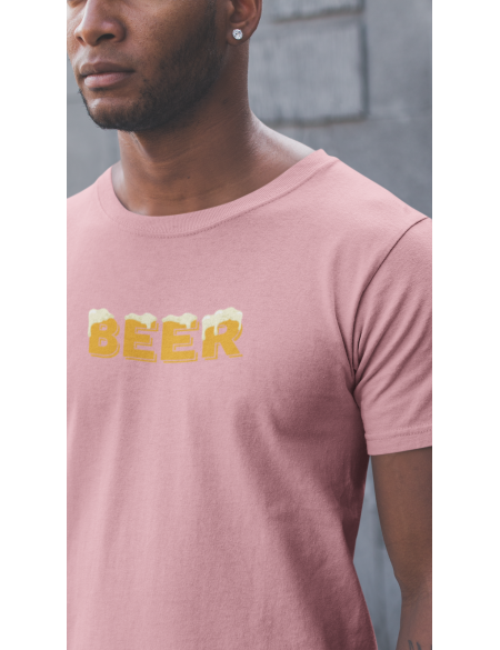 Beer - Tričko pánské - růžová XXL