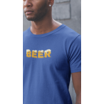Beer - Tričko pánské - modrá L