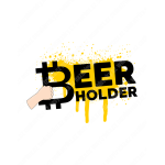 Beer holder - Tričko pánské - modrá aqua S