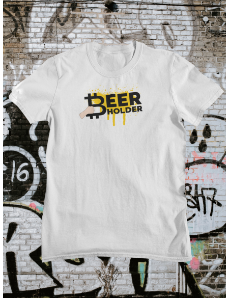 Beer holder - Tričko pánské - bílá XL