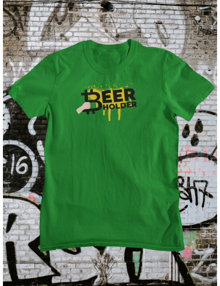 Beer holder - Tričko pánské - modrá aqua