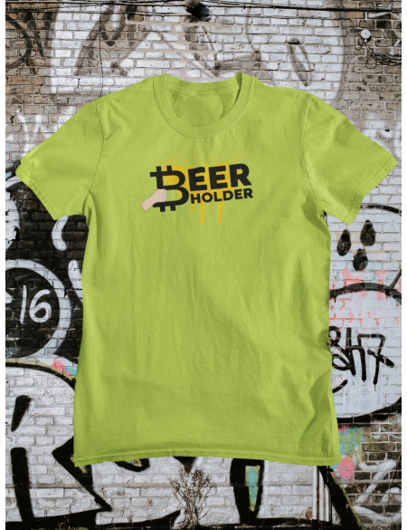 Beer holder - Tričko pánské - apple green S