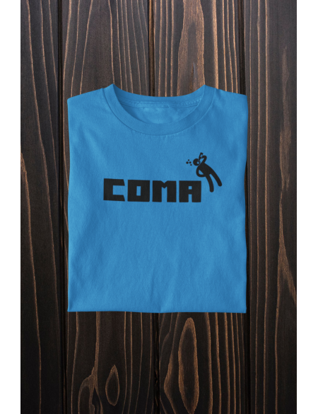 COMA - dámské tričko - modrá Aqua XXL