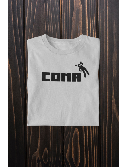 COMA - dámské tričko - Světle šedá XL