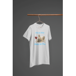 Dog and wine - Dásmké tričko - Světle šedá M