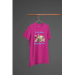 Dog and wine - Dásmké tričko - Fuchsia S