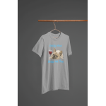 Dog and wine - Dásmké tričko - Šedý melír XL