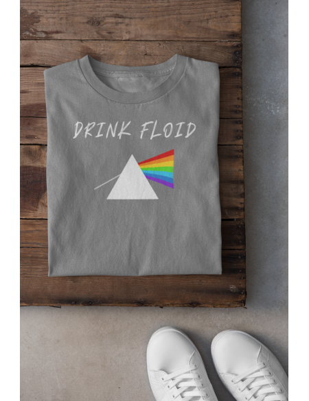 Drink floid - Dámské tričko - Šedý melír M