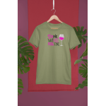 Drink wine - Dámské tričko - Khaki L