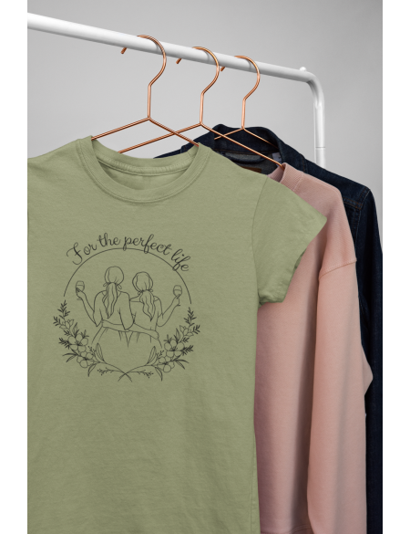 For the perfect life - Dámské tričko - Khaki S