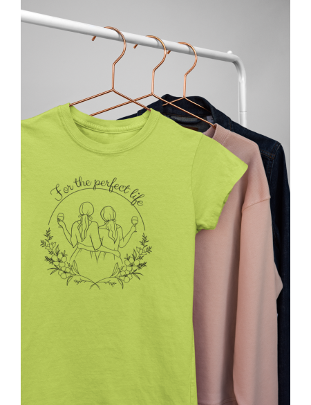 For the perfect life - Dámské tričko - Apple green XL
