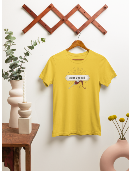 Jsem zvrhlá - Dámské tričko - Žlutá S