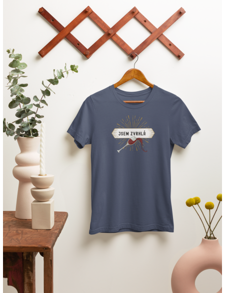 Jsem zvrhlá - Dámské tričko - Denim S