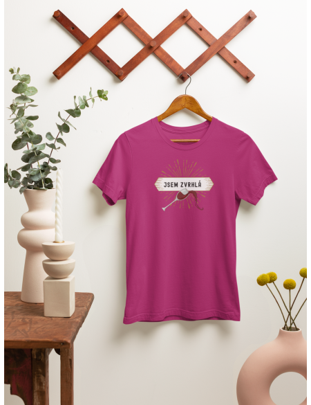 Jsem zvrhlá - Dámské tričko - Fuchsia XL