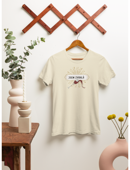 Jsem zvrhlá - Dámské tričko - Natural L