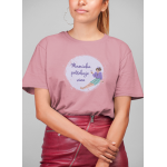 Maminka potřebuje víno - Dámské tričko - Růžová M