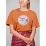 Maminka potřebuje víno - Dámské tričko - Oranžová M