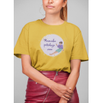 Maminka potřebuje víno - Dámské tričko - Žlutá XL