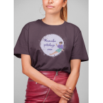 Maminka potřebuje víno - Dámské tričko - Vínová XL