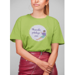 Maminka potřebuje víno - Dámské tričko - Apple green M