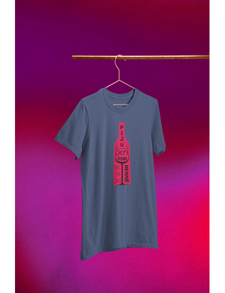 Piju jen jednu sklenku denně - Dámské tričko - Denim XL