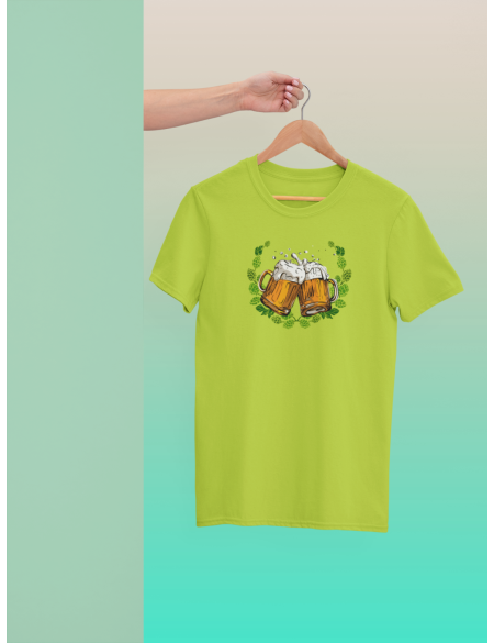 Pivo chmel - Dámské tričko - Apple green XL