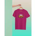 Pivo chmel - Dámské tričko - Fuchsia L