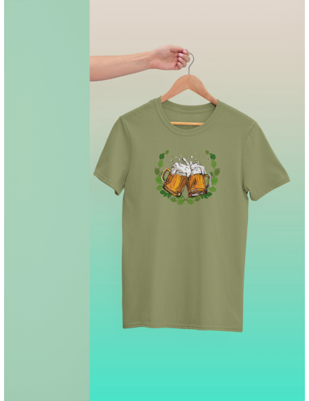 Pivo chmel - Dámské tričko - Khaki XXL