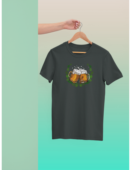 Pivo chmel - Dámské tričko - Tmavě šedá XL